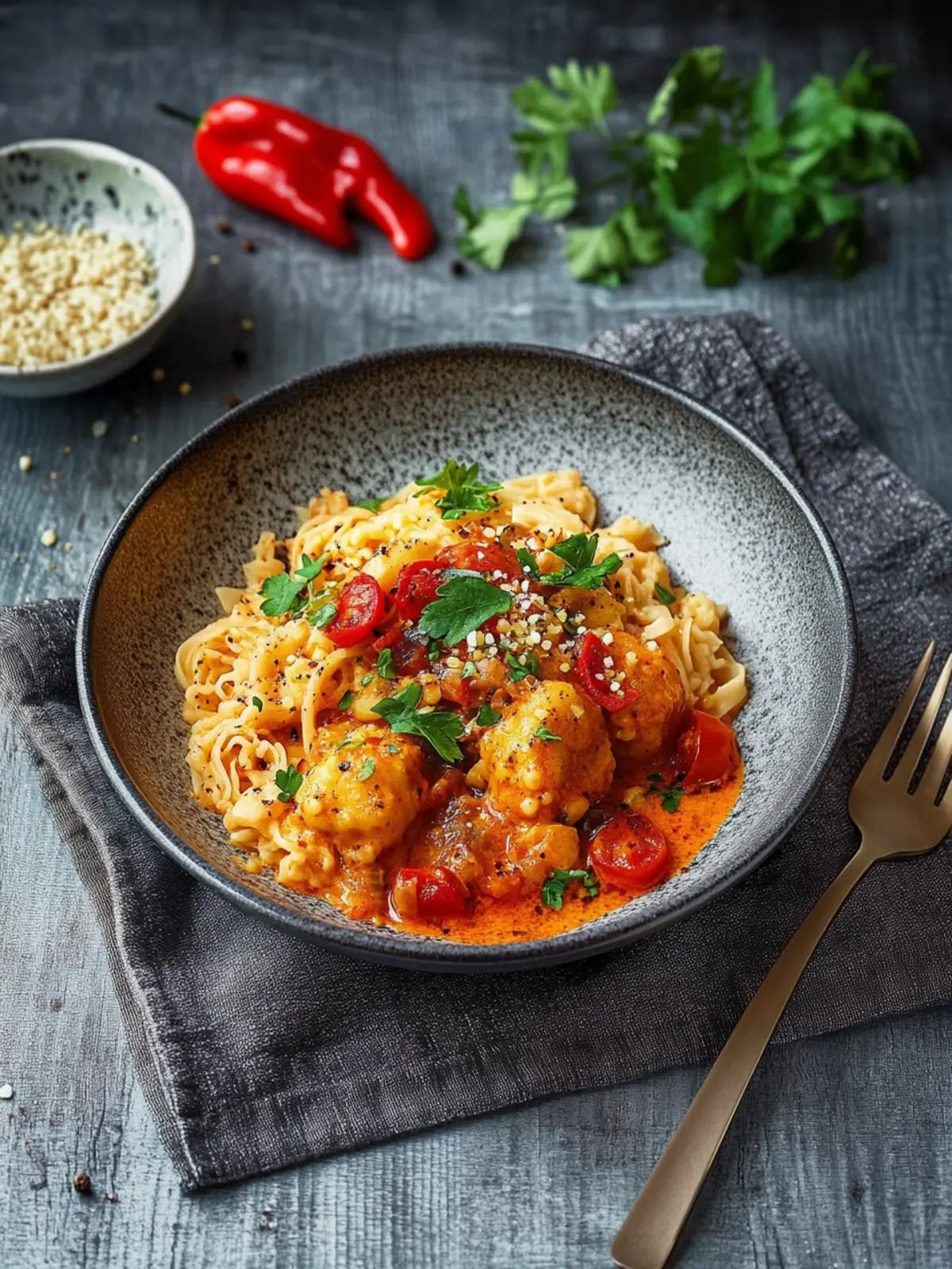 Paprika-Hühnchen mit Spätzle: Herzhaftes Wohlfühlessen für jeden Tag 4 Paprika-Hühnchen mit Spätzle
