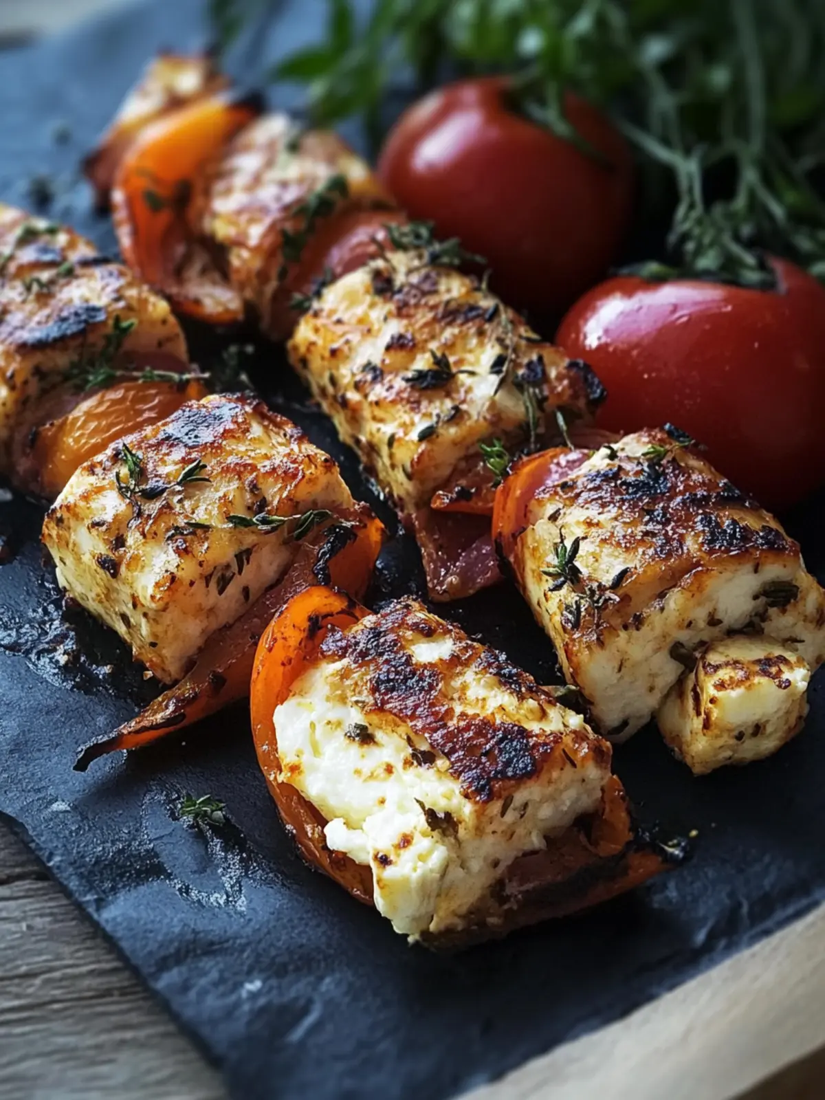Gegrillte Feta-Schinkenröllchen: 15 Minuten für Genuss pur 2 Gegrillte Feta-Schinkenröllchen