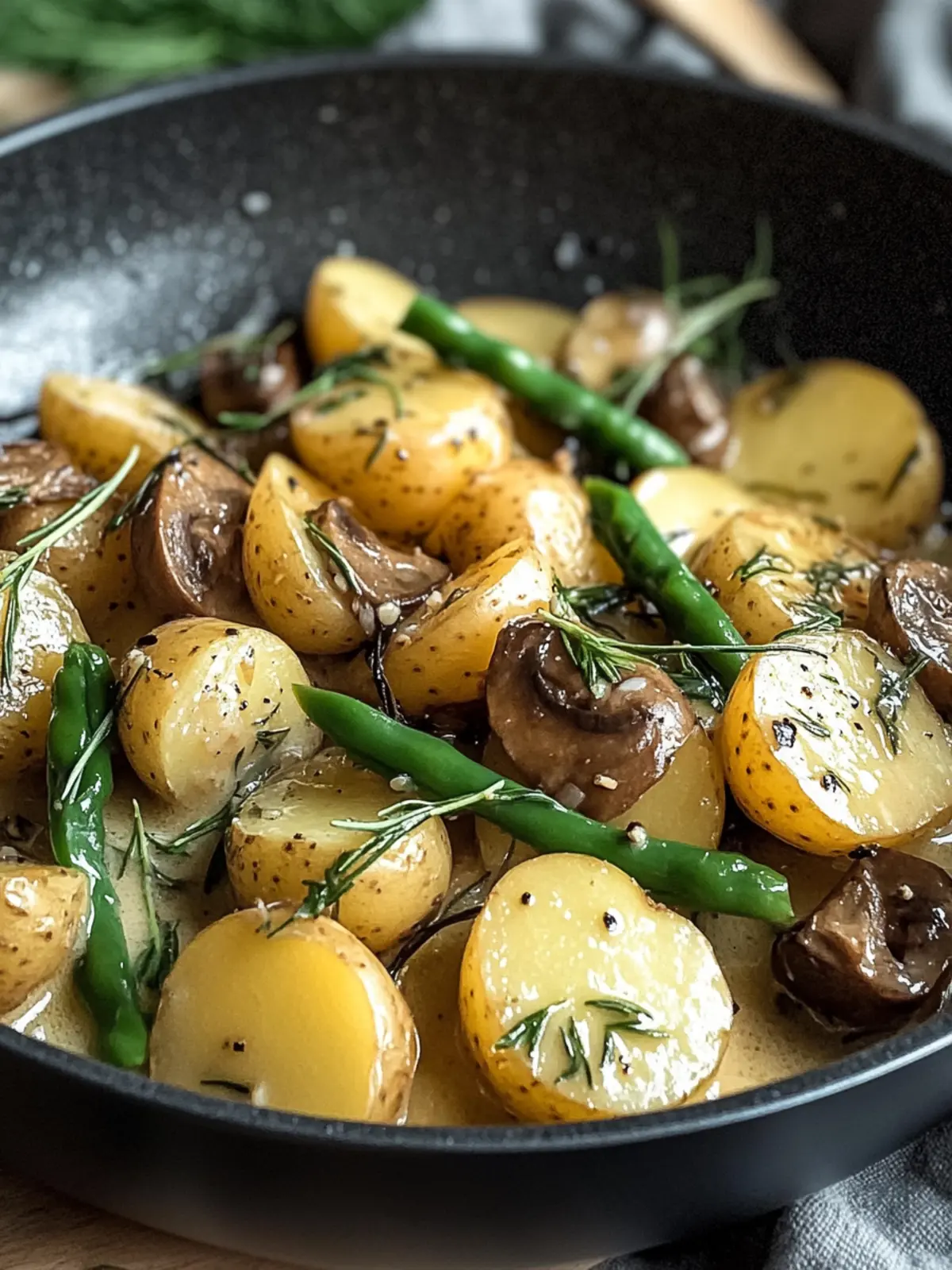 Bereite schnell ein Kartoffel- und Pilz-Stampf mit Bohnen zu: Lecker und Vegan 5 Bereite schnell ein Kartoffel- und Pilz-Stampf mit Bohnen zu