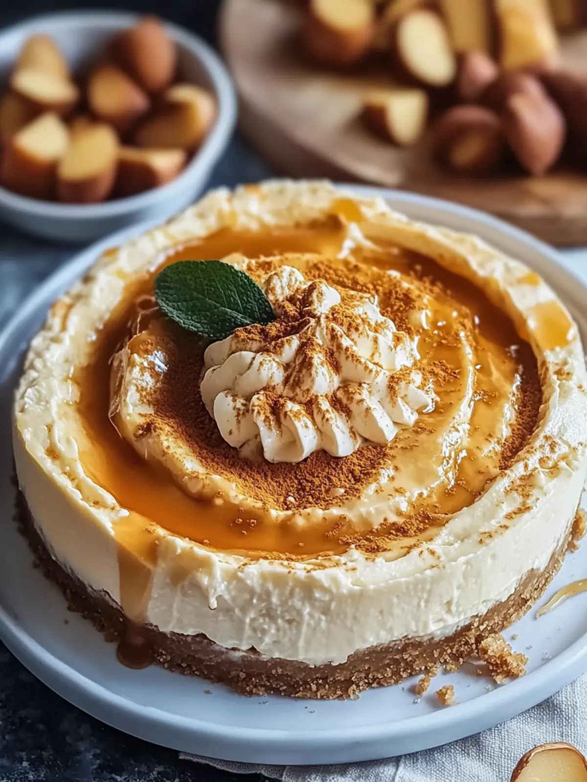 Karamell-Kürbis-Cheesecake-Dip: Der perfekte Herbstgenuss 2 Karamell-Kürbis-Cheesecake-Dip