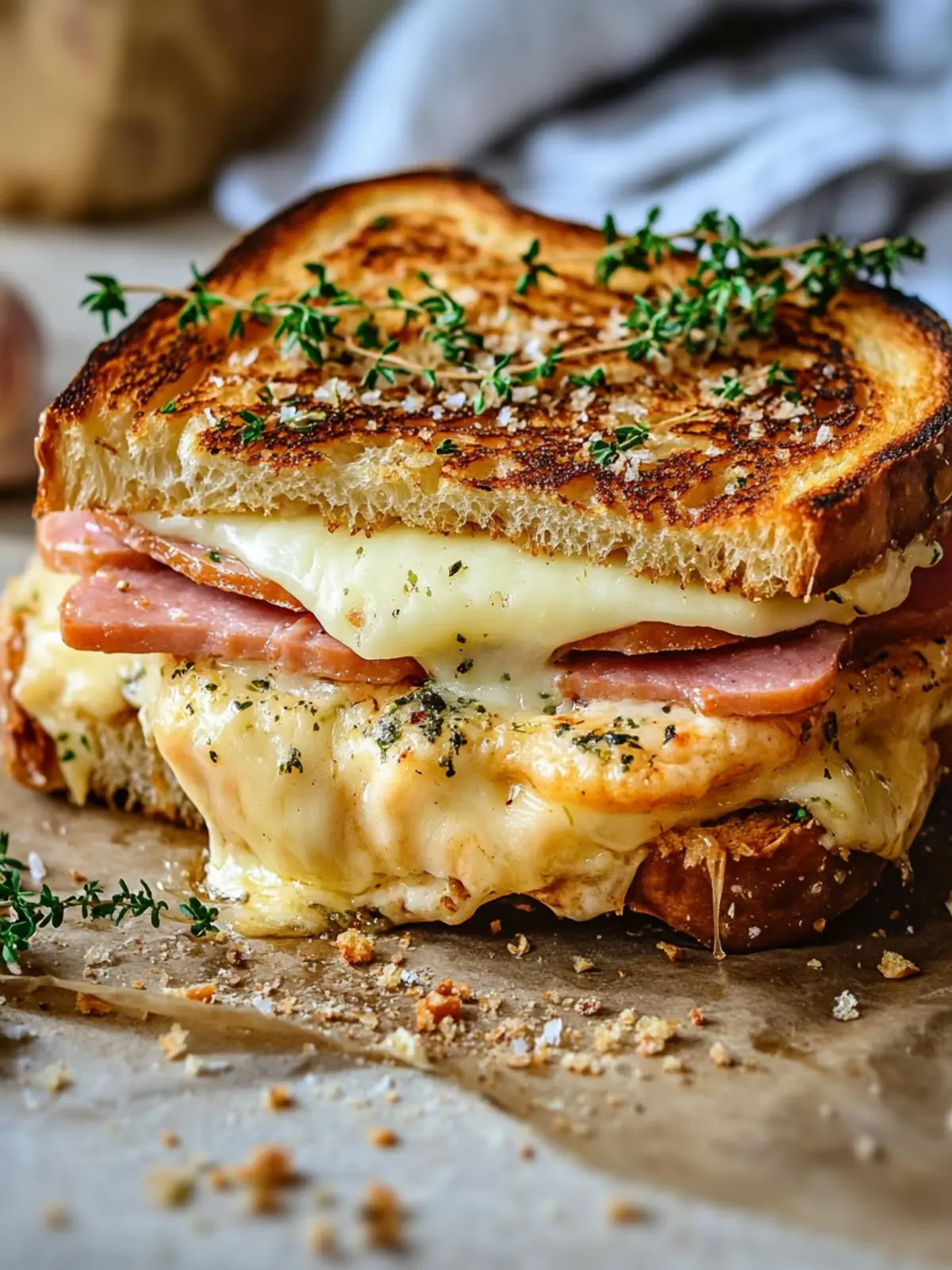 Herzhafter Croque Monsieur: Dein Komfort-Sandwich für Zuhause 5 Herzhafter Croque Monsieur