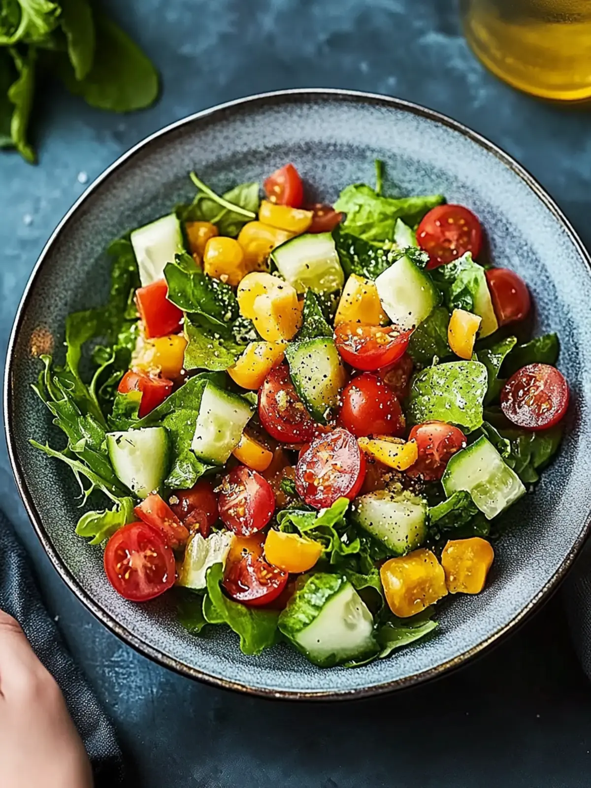 Gemischter Salat einfach: Lecker, frisch und blitzschnell zubereitet 4 Gemischter Salat einfach