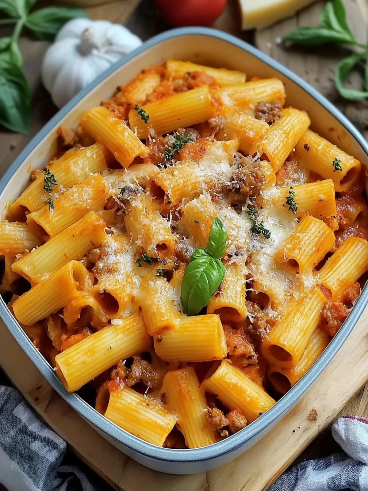 Genuss pur: Rigatoni al Forno mit Kürbis und herzhaftem Fleisch 2 Rigatoni al Forno mit Kürbis