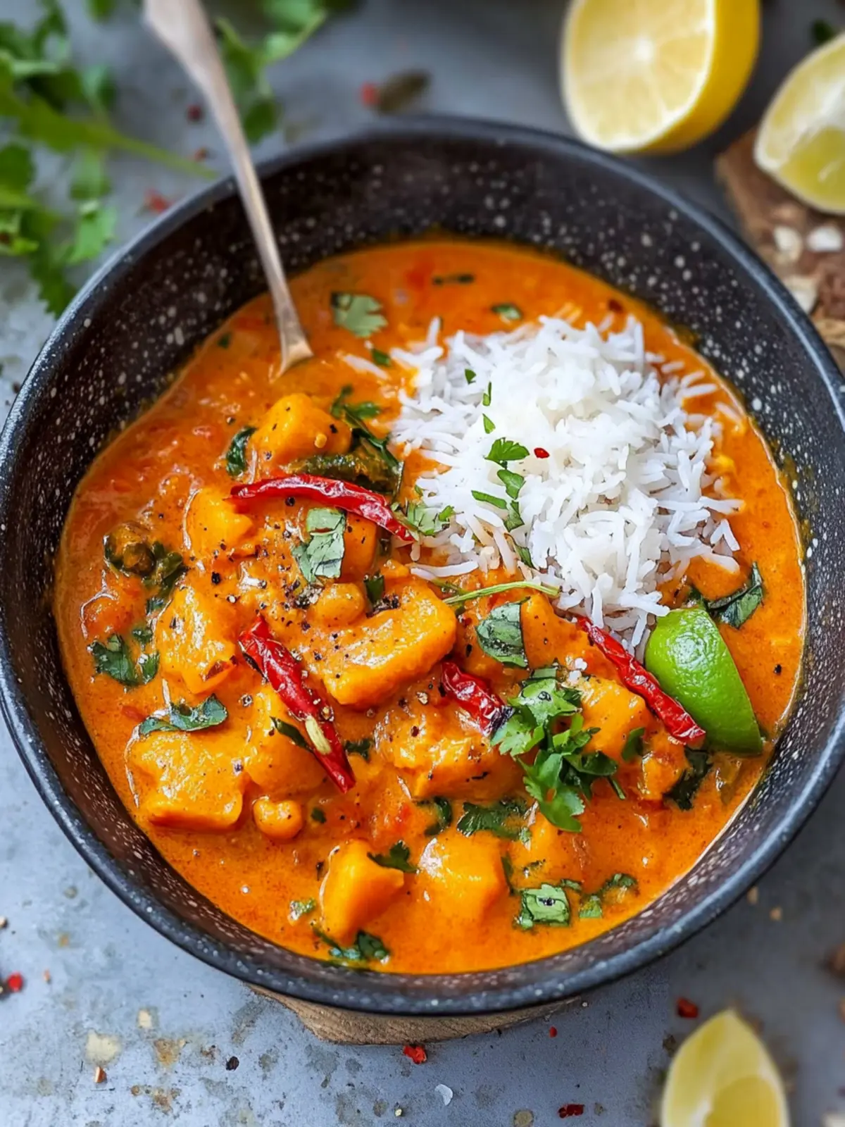 Bester Kürbis-Curry mit Kokosmilch und Reis für den Herbst 3 Bester Kürbis-Curry mit Kokosmilch und Reis