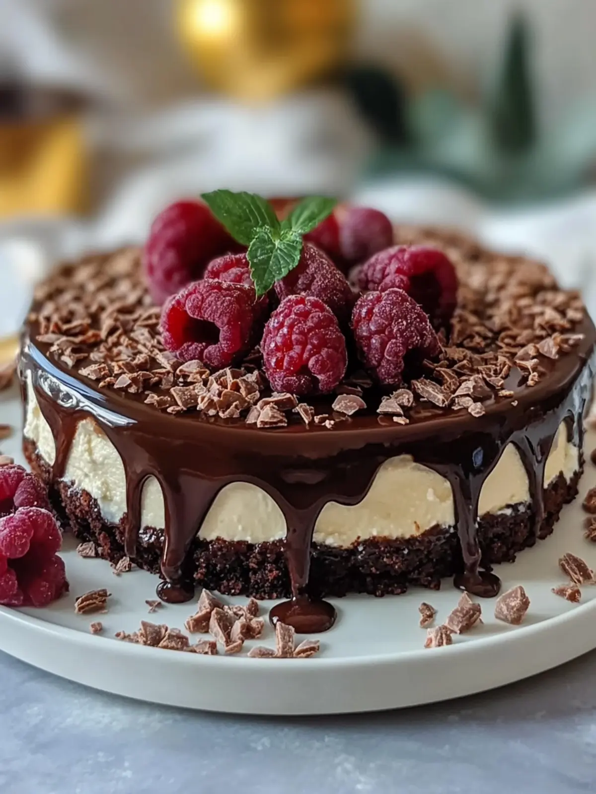 Einfache No-Bake Schokoladenbierkuchen mit knusprigem Salzgebäck 5 Einfache No-Bake Schokoladenbierkuchen