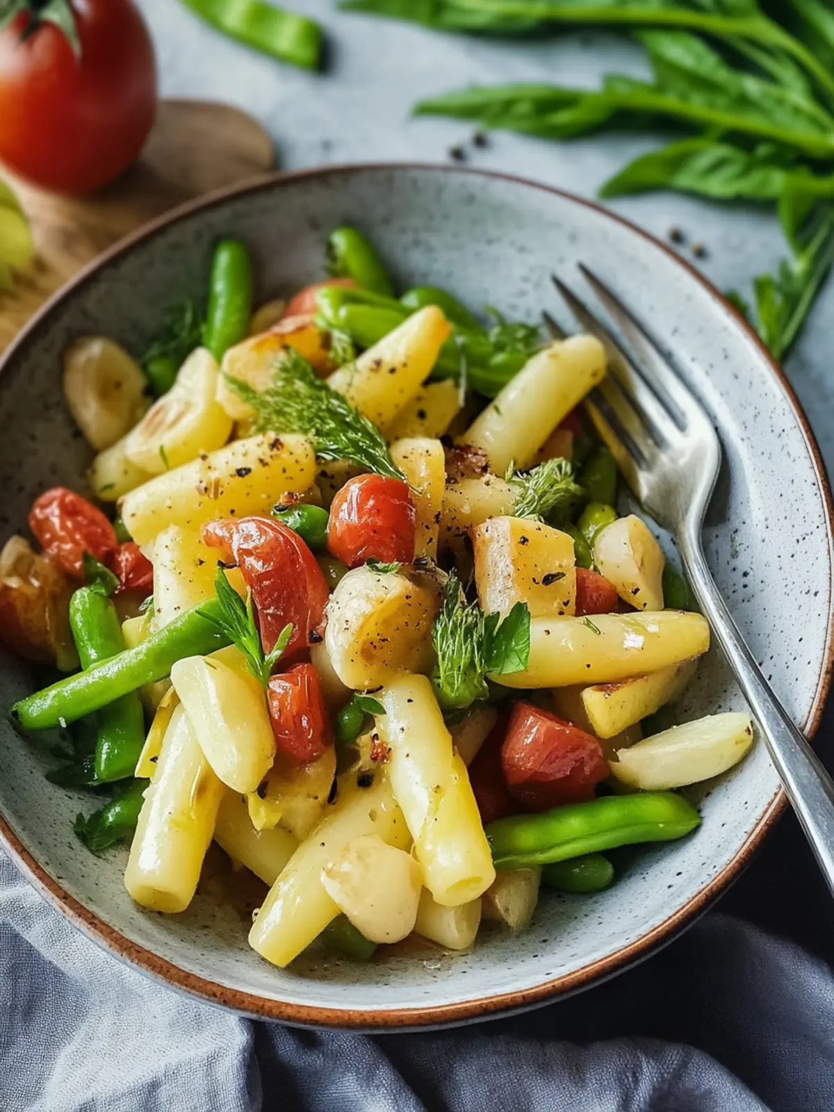 Spargelsalat mit Speck und Kirschtomaten: Frisch und Lecker 2 Spargelsalat