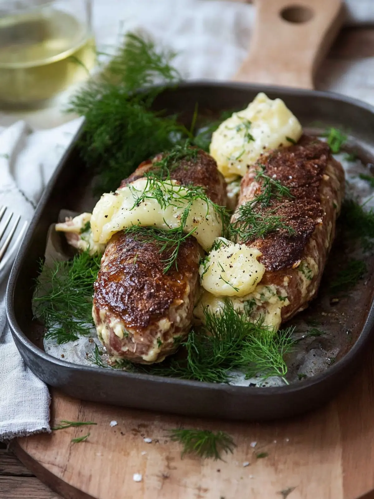 Hackfleischrouladen mit Pilz- und Eierfüllung für Genussmomente 3 Hackfleischrouladen mit Pilz- und Eierfüllung