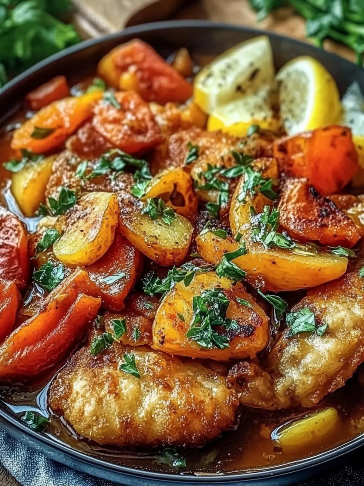 Toskanischer Slow Cooker Hähnchen-Eintopf für Gemütliche Abende 2 Toskanischer Slow Cooker Hähnchen-Eintopf