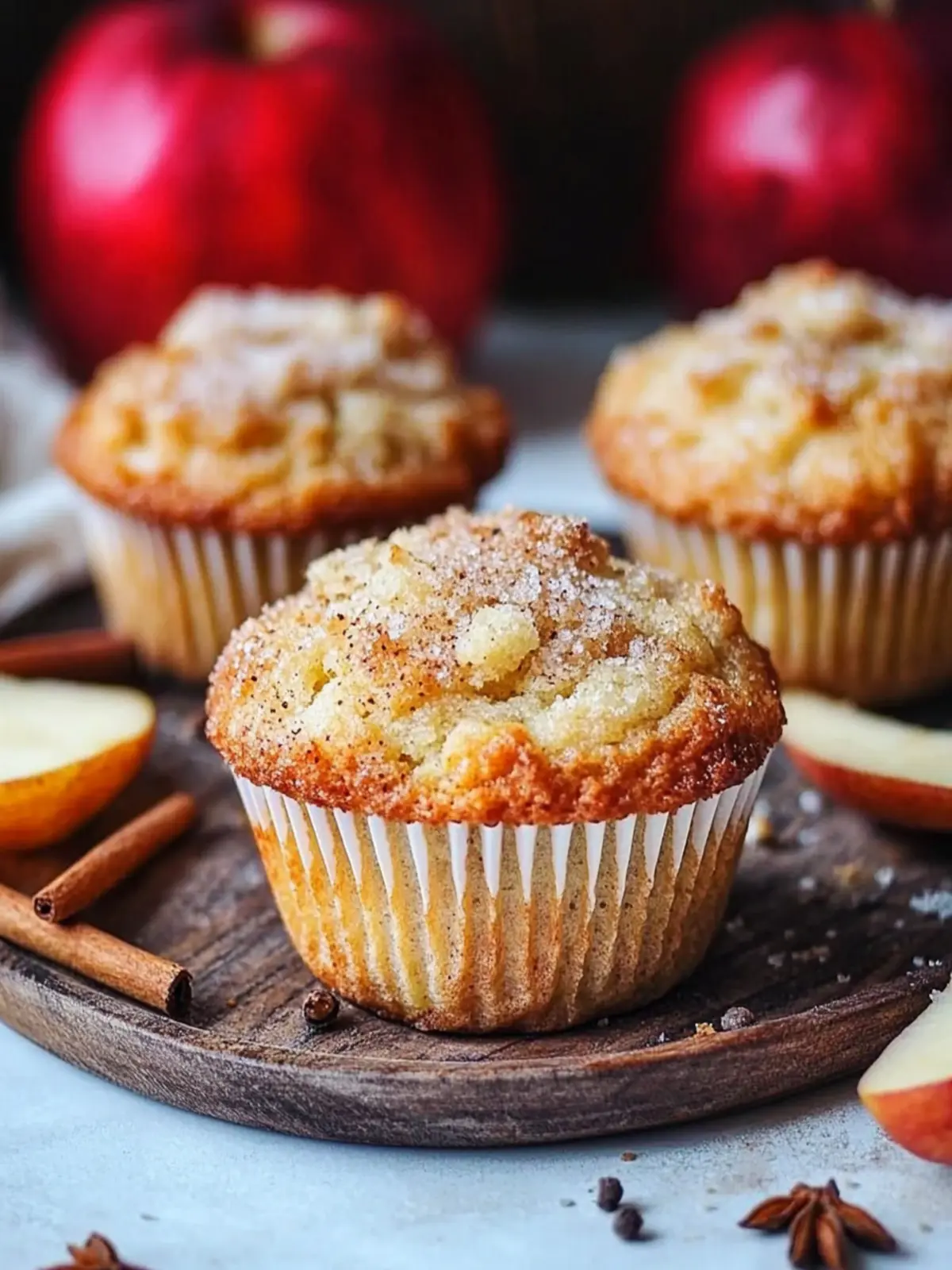 Apfel-Zimt-Muffins