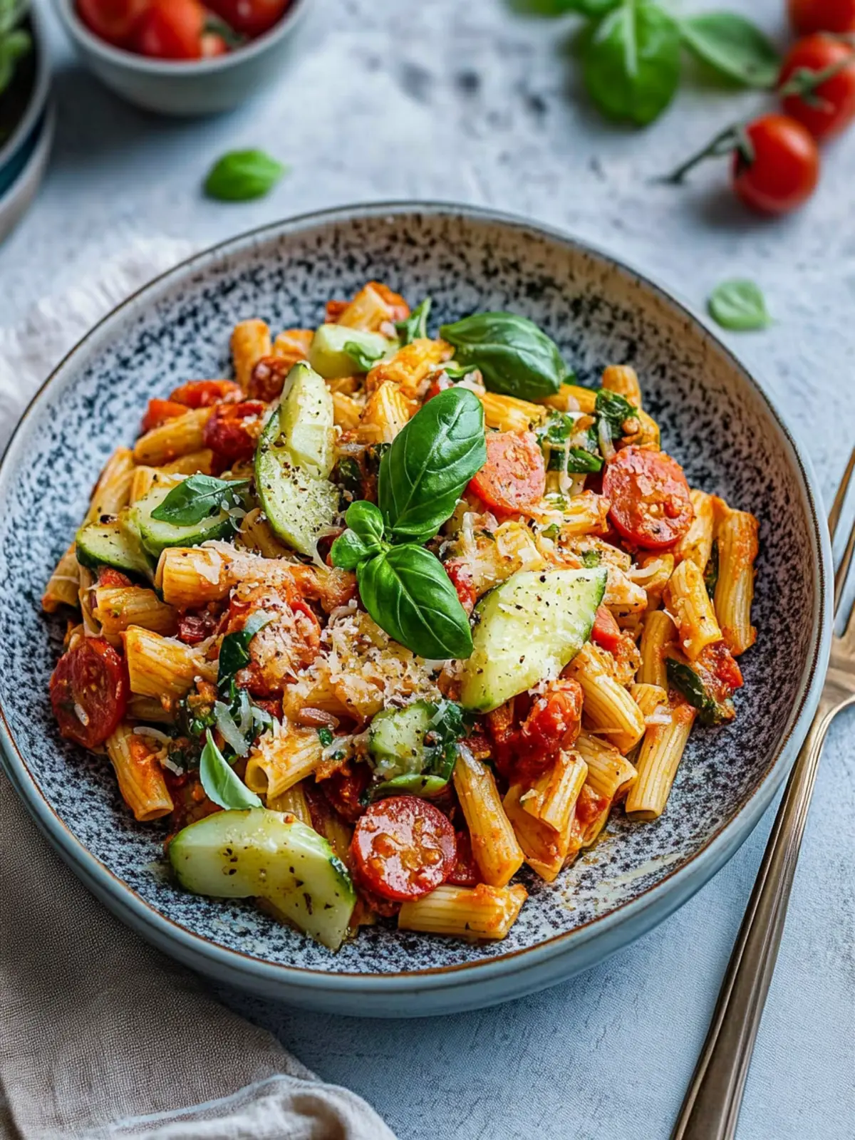 Köstlicher Vegetarischer Nudelauflauf für die ganze Familie 2 Vegetarische Nudelauflauf
