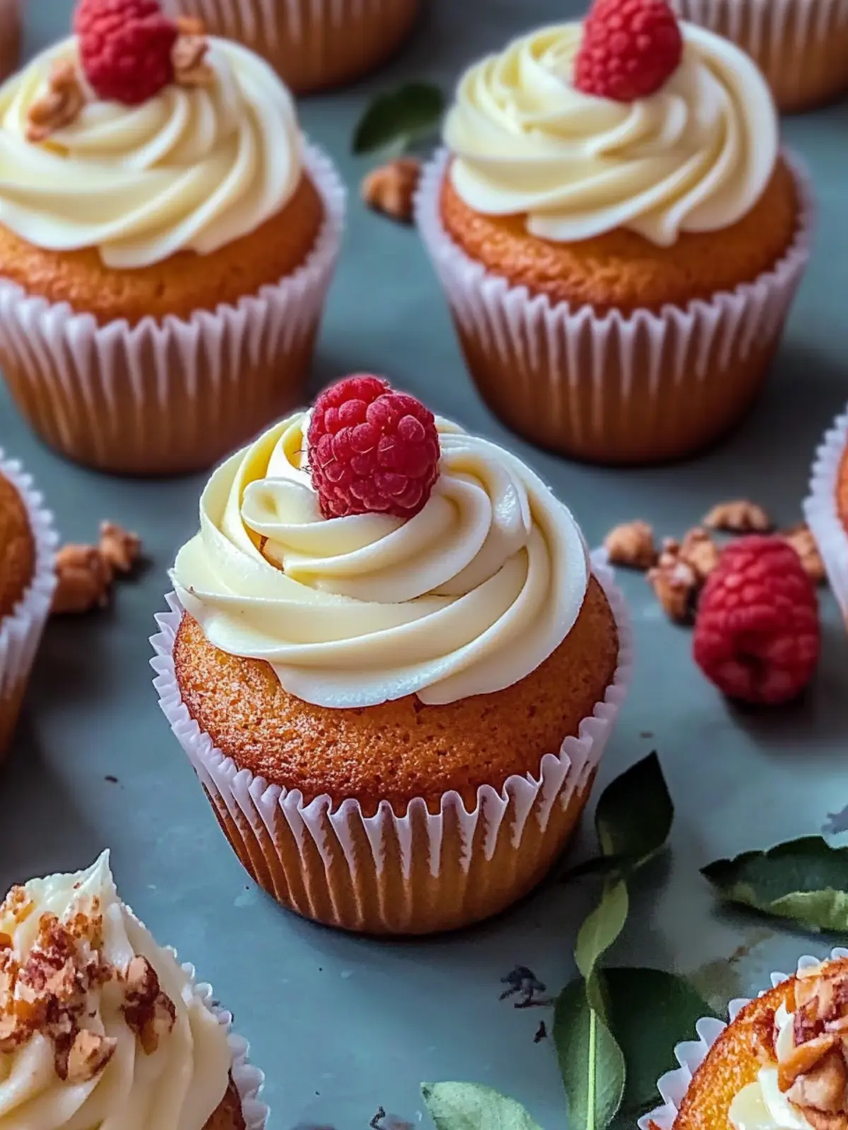 Saftige Karottenkuchen Cupcakes aus dem Schnellkochtopf 3 Karottenkuchen Cupcakes