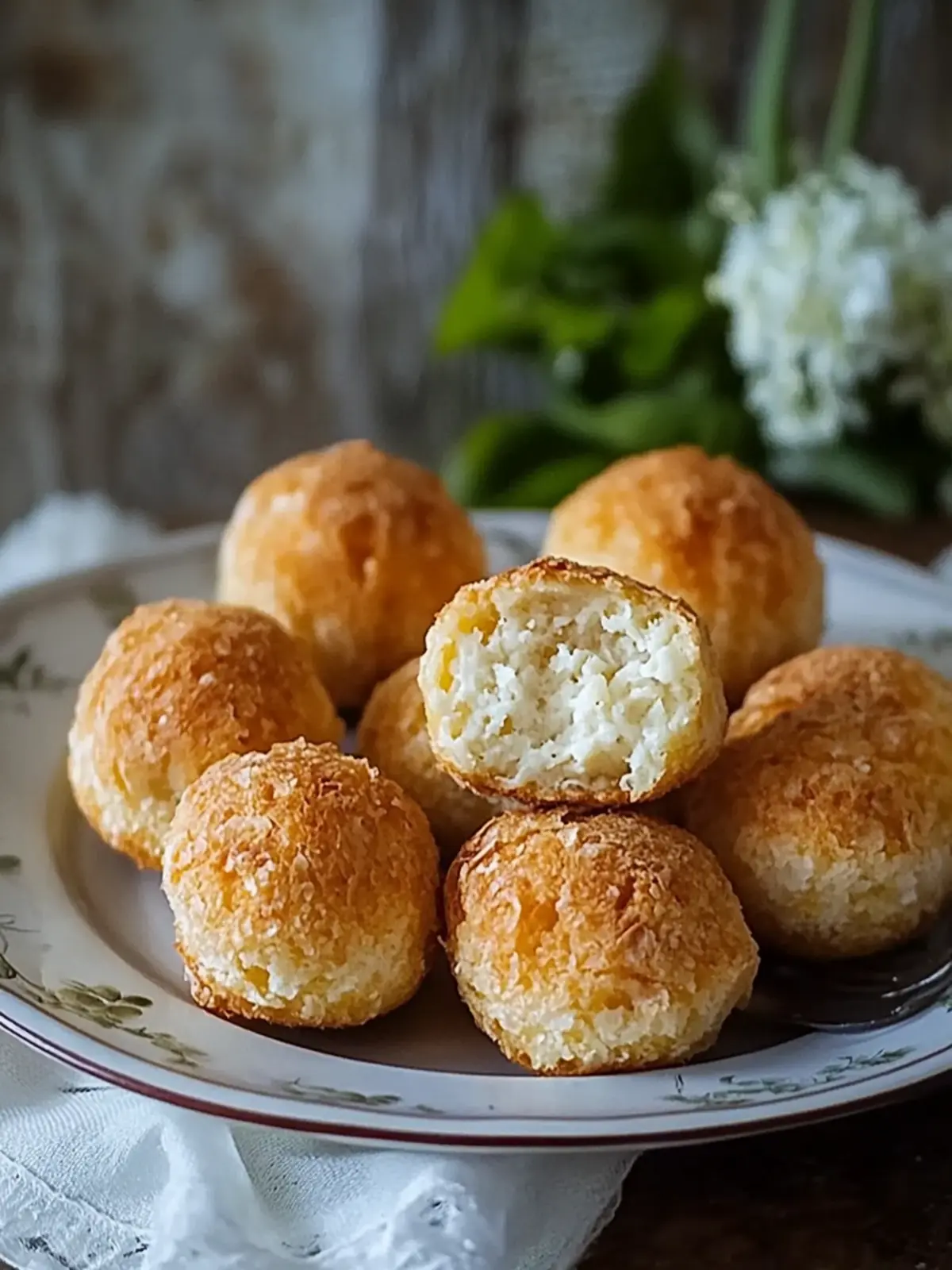 Gebackene Reisknödel