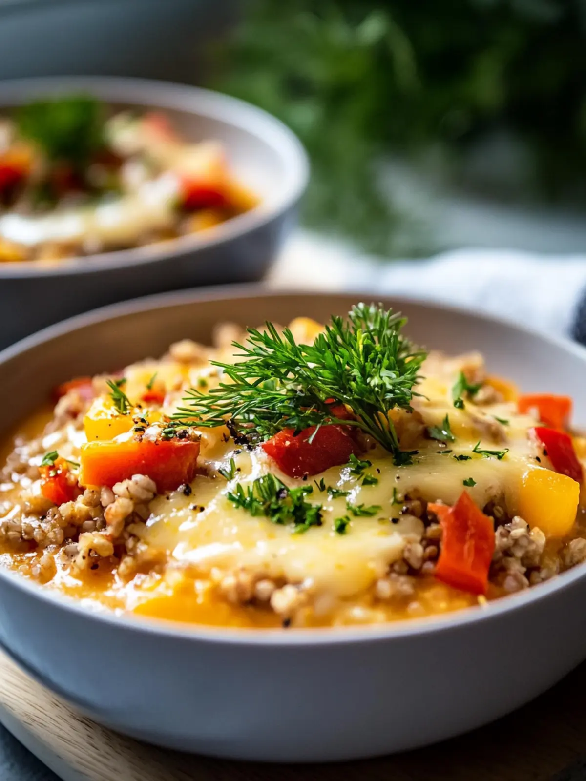 Low Carb Paprikapfanne mit Blumenkohlreis & Rinderhack Genuss pur 4 Low Carb Paprikapfanne mit Blumenkohlreis & Rinderhack
