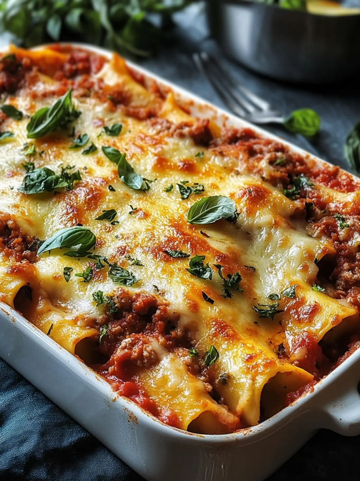 Cannelloni mit Hackfleisch
