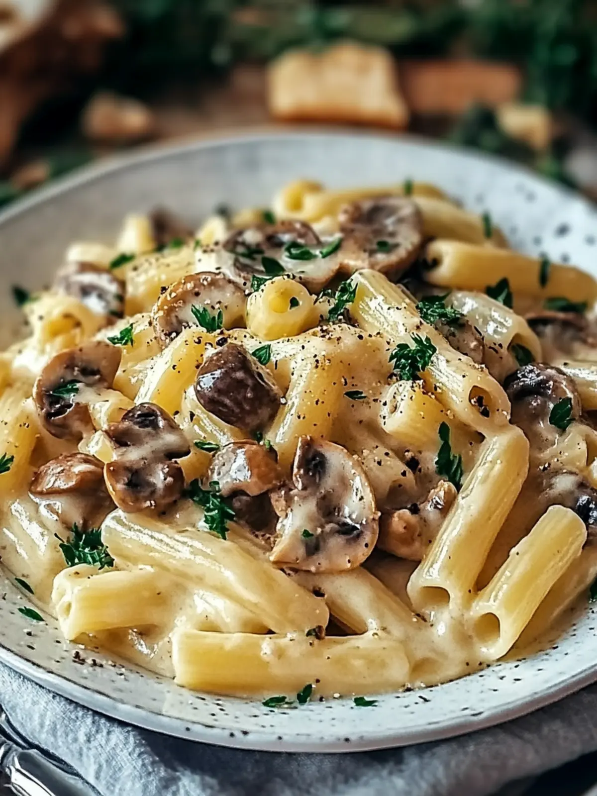 Cremige toskanische Pilz-Pasta-Pfanne für schnelle Genussmomente 5 Cremige toskanische Pilz-Pasta-Pfanne