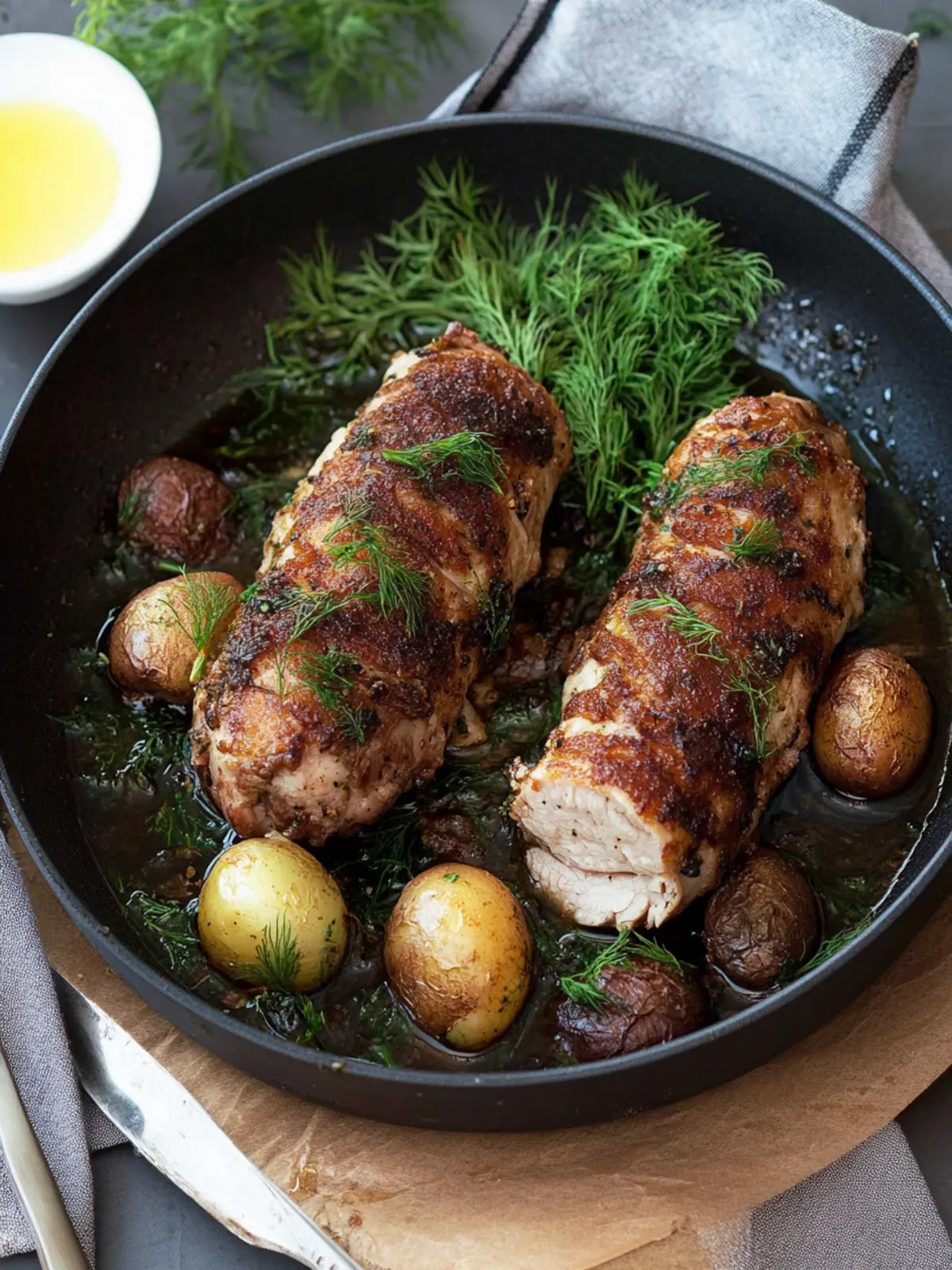 Hackfleischrouladen mit Pilz- und Eierfüllung für Genussmomente 2 Hackfleischrouladen mit Pilz- und Eierfüllung