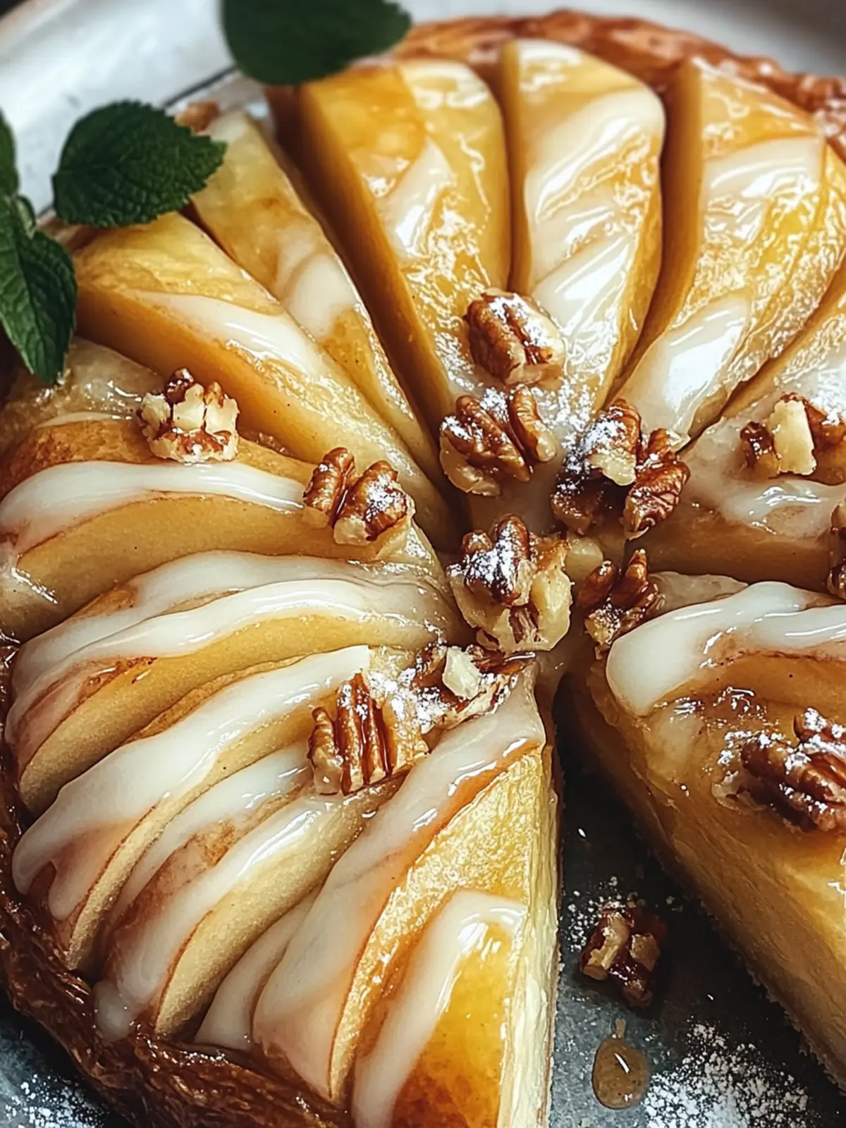 Köstlicher Apfel-Kringle mit Vanilleglasur für Genießer 3 Apfel-Kringle mit Vanilleglasur
