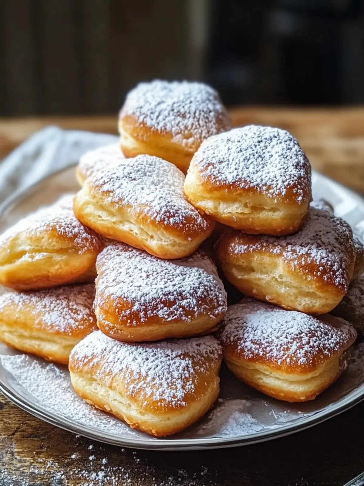 Zarte New Orleans-Stil Beignets: Ein Genuss für jeden Tag 4 New Orleans-Stil Beignets