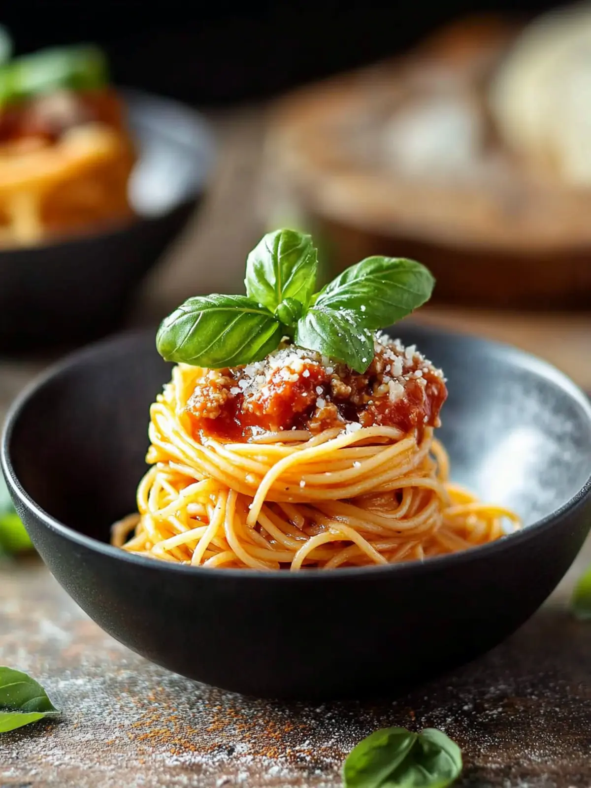 Mini Spaghetti und Fleischbällchen Bissen – Einfach und Lecker! 5 Mini Spaghetti und Fleischbällchen Bissen