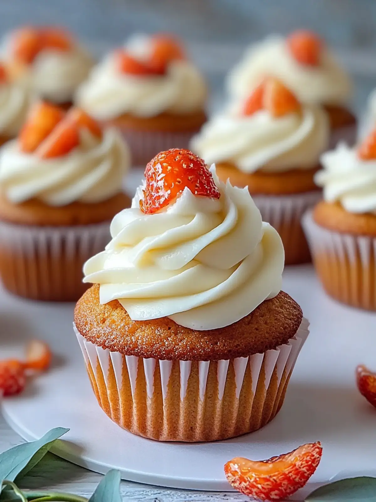 Saftige Karottenkuchen Cupcakes aus dem Schnellkochtopf 2 Karottenkuchen Cupcakes