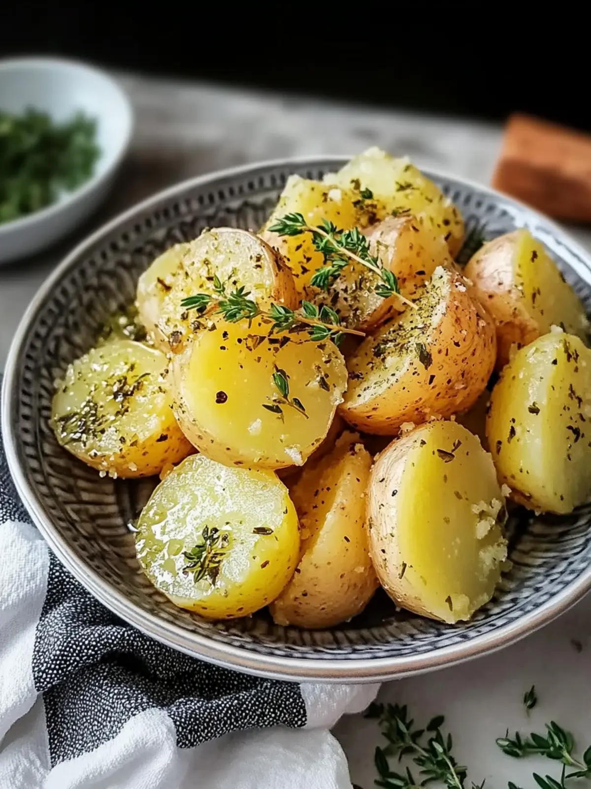 Kräuter-Butter geröstete Kartoffeln: Der perfekte Genuss für Zuhause 5 Kräuter-Butter geröstete Kartoffeln