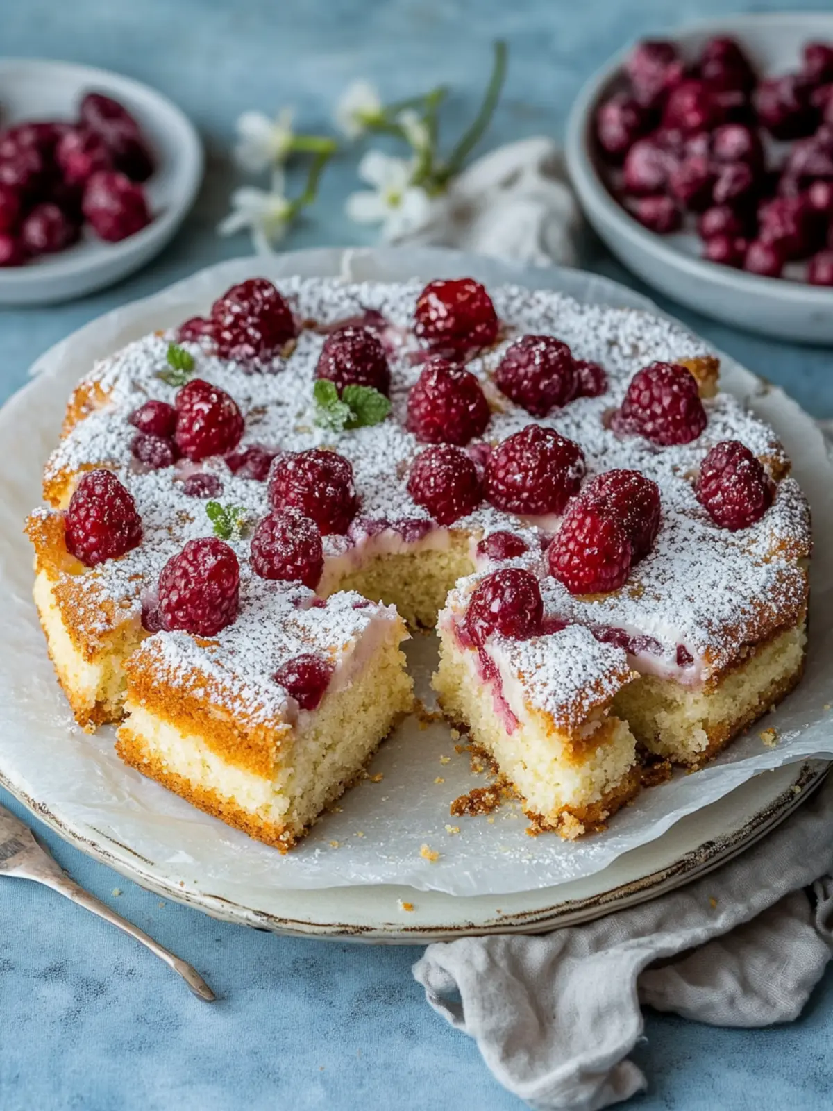 Saftiger Buttermilchkirschkuchen für süße Genussmomente 4 Buttermilchkirschkuchen