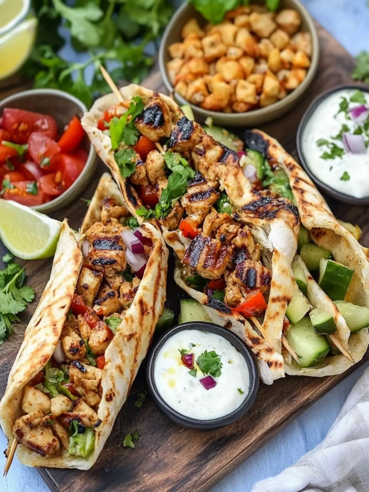 Gegrilltes Hühnchen Shawarma: Gesunde Bowls voller Geschmack 5 Gegrilltes Hühnchen Shawarma