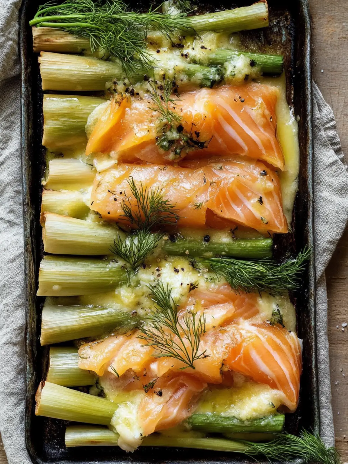 Spargel im Blätterteig mit Lachs und Dill: Einfach Genuss pur 3 Spargel im Blätterteig mit Lachs und Dill