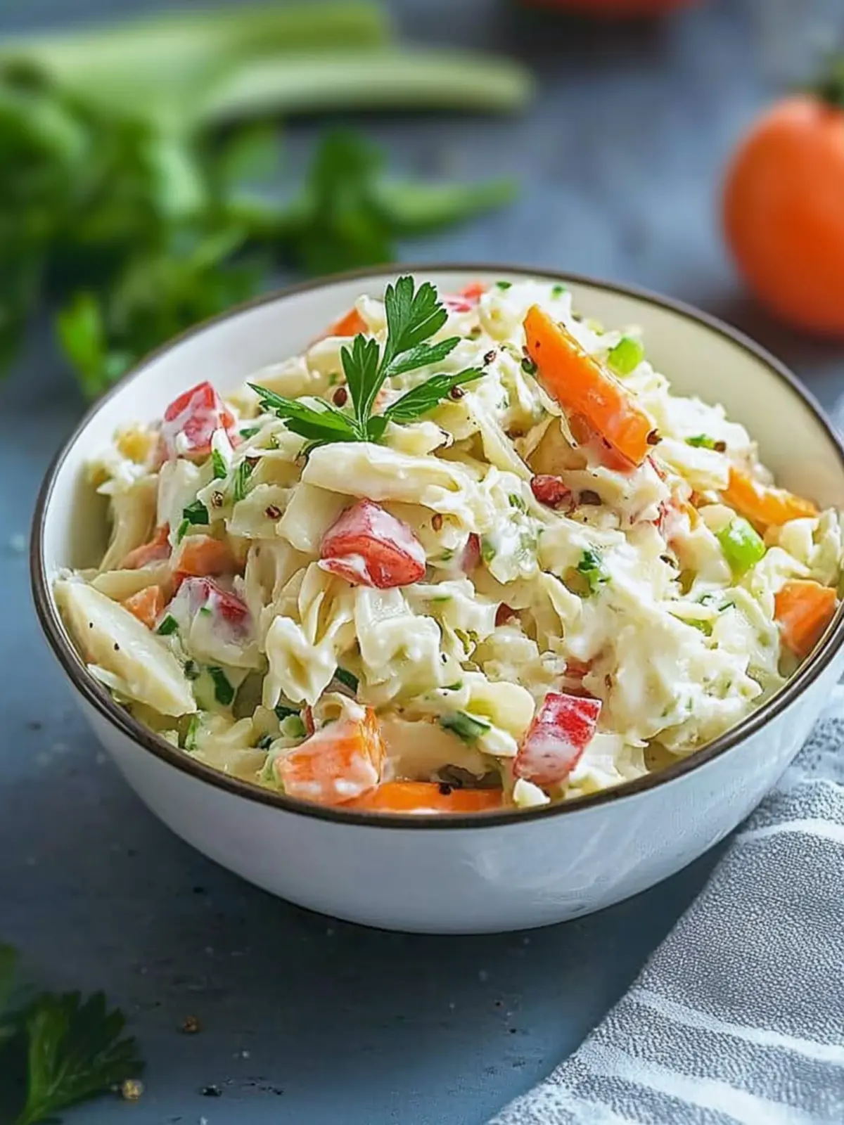 Keto Krautsalat mit cremigem Dressing für perfekte BBQs 2 Keto Krautsalat mit cremigem Dressing