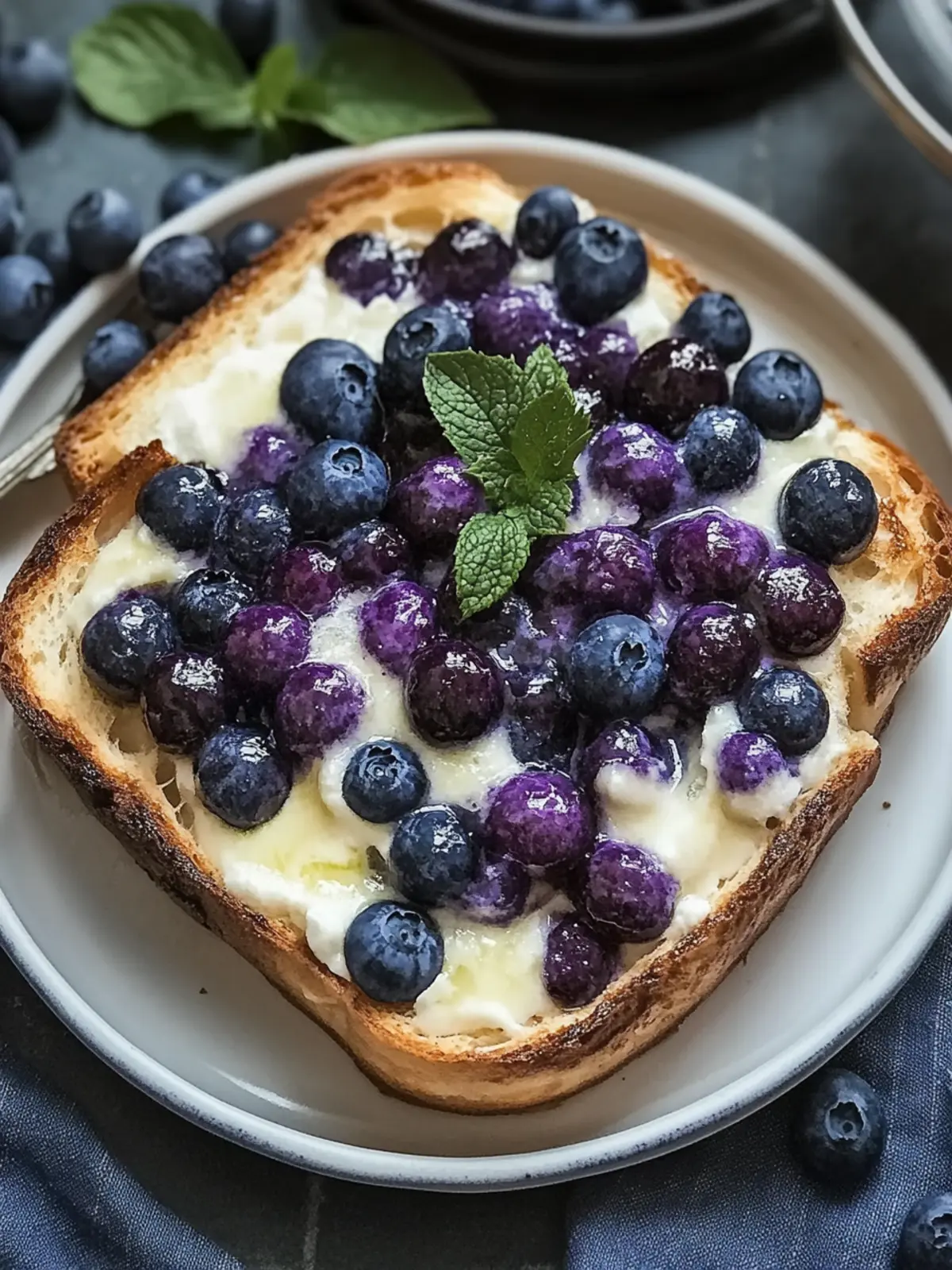 Über Nacht Blaubeer Französisch Toast Auflauf für Genussmomente 4 Über Nacht Blaubeer Französisch Toast Auflauf
