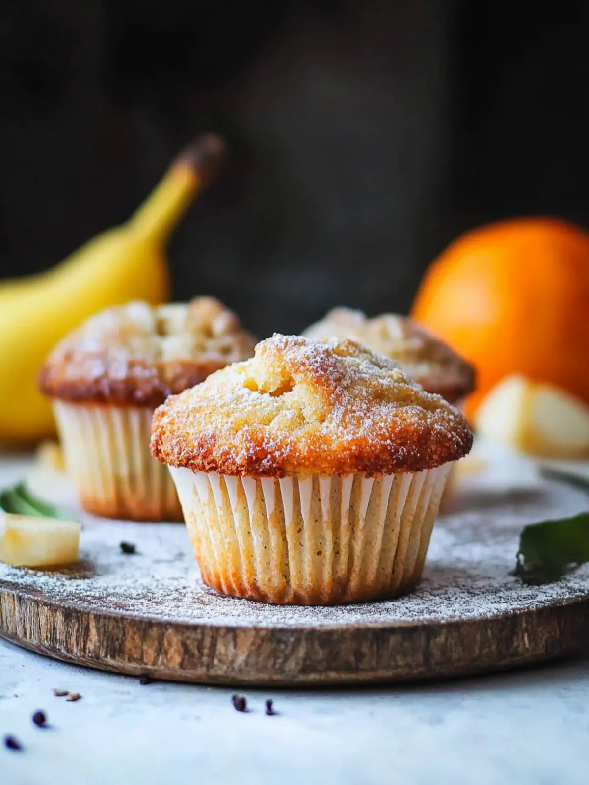 Saftige Apfel-Zimt-Muffins mit knusprigem Topping 4 Apfel-Zimt-Muffins