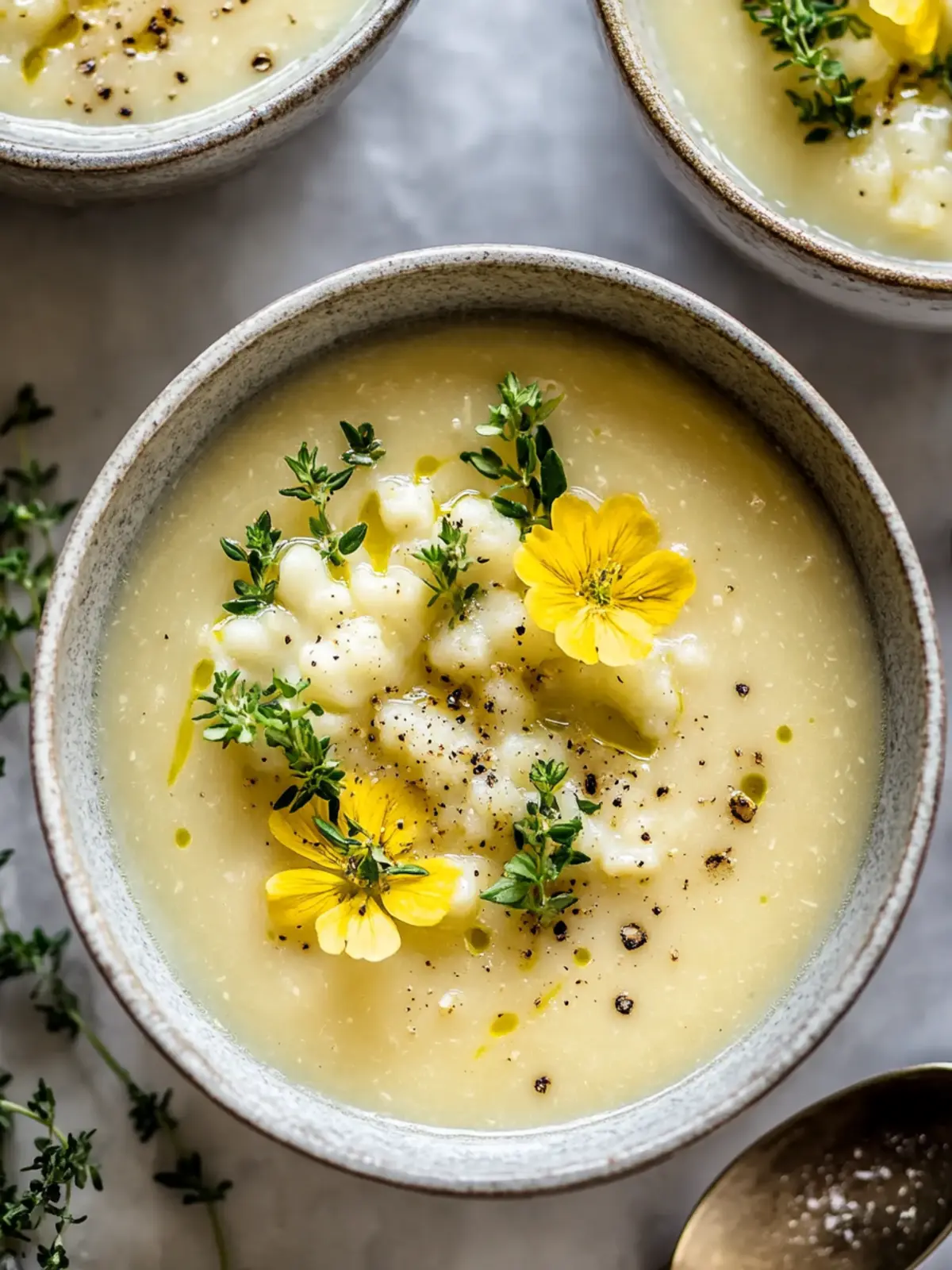 Cremige Blumenkohlsuppe – Einfache, gesunde Wohlfühlsuppe 2 Cremige Blumenkohlsuppe