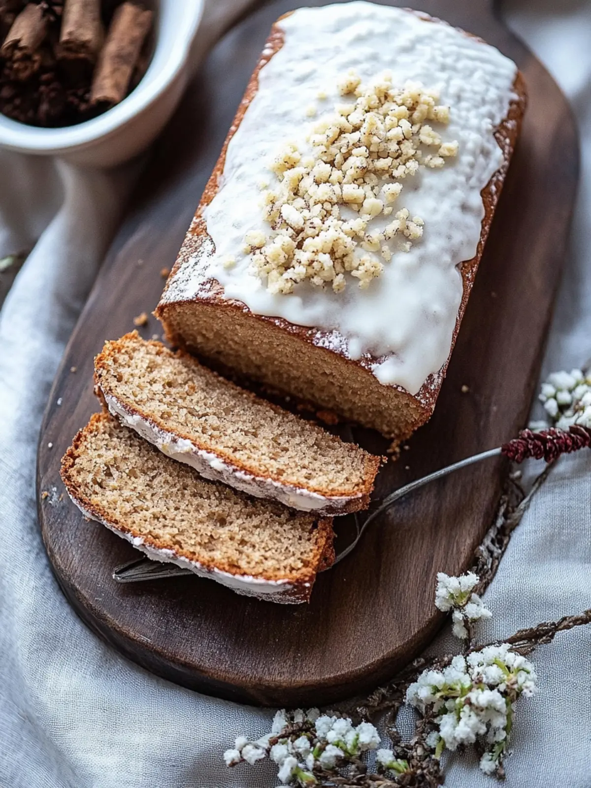 Saftiges Lebkuchenbrot mit Frischkäse-Frosting Genuss! 5 Lebkuchenbrot