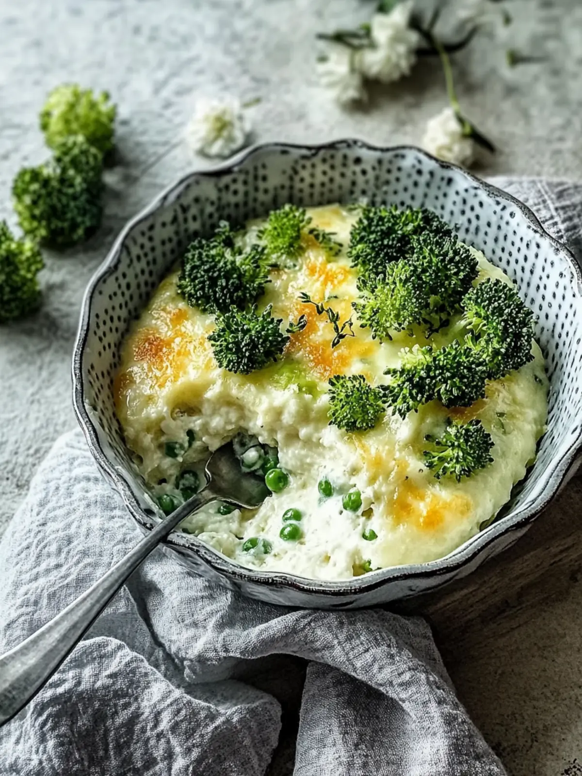 Cremiger Käse-Hühnchen-Brokkoli-Reis-Auflauf für die Familie 3 Cremiger Käse-Hühnchen-Brokkoli-Reis-Auflauf