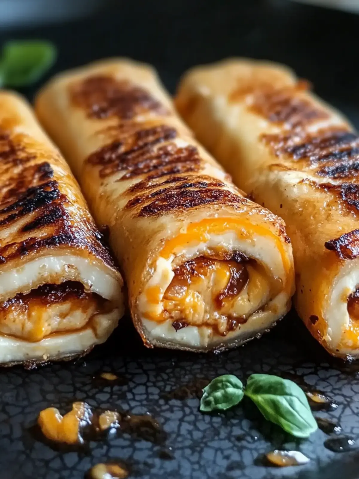 Gegrillte Käse-Rollen - Der köstliche Snack für Groß und Klein 2 Gegrillte Käse-Rollen
