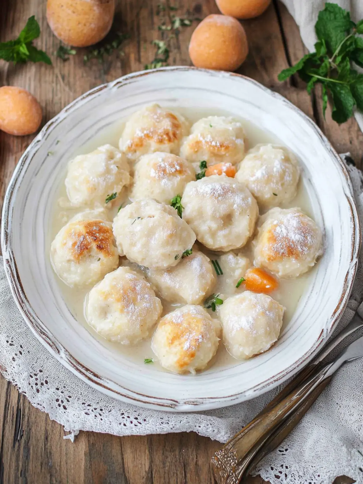 Cremige Hähnchen und Knödel – Dein Wohlfühldinner für Zuhause 4 Cremige Hähnchen und Knödel
