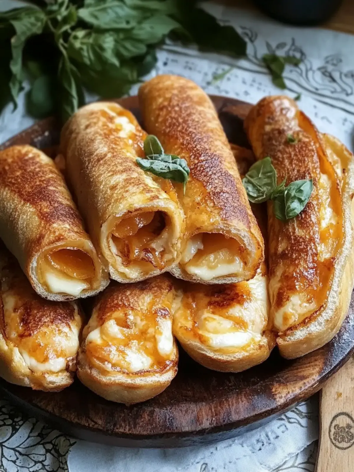 Gegrillte Käse-Rollen - Der köstliche Snack für Groß und Klein 3 Gegrillte Käse-Rollen