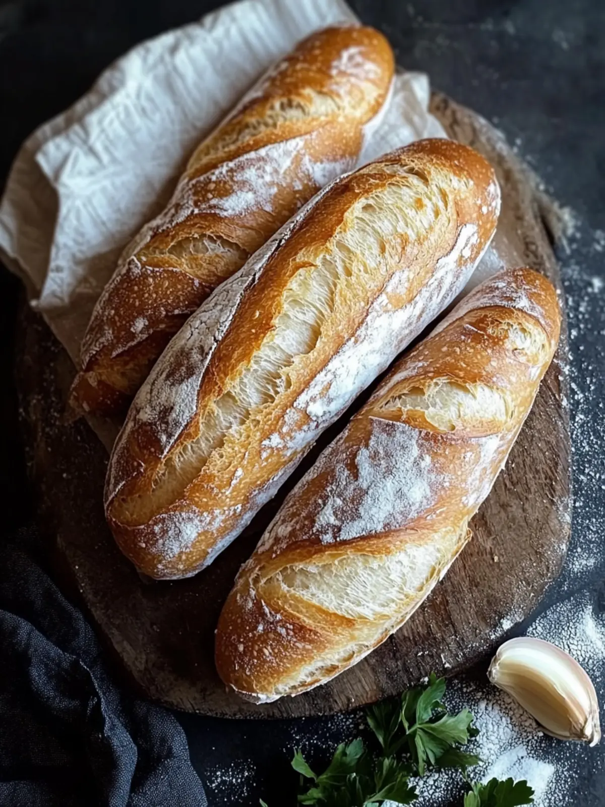 Mini Baguette-Brötchen: Frisch gebacken und unwiderstehlich lecker 5 Mini Baguette-Brötchen