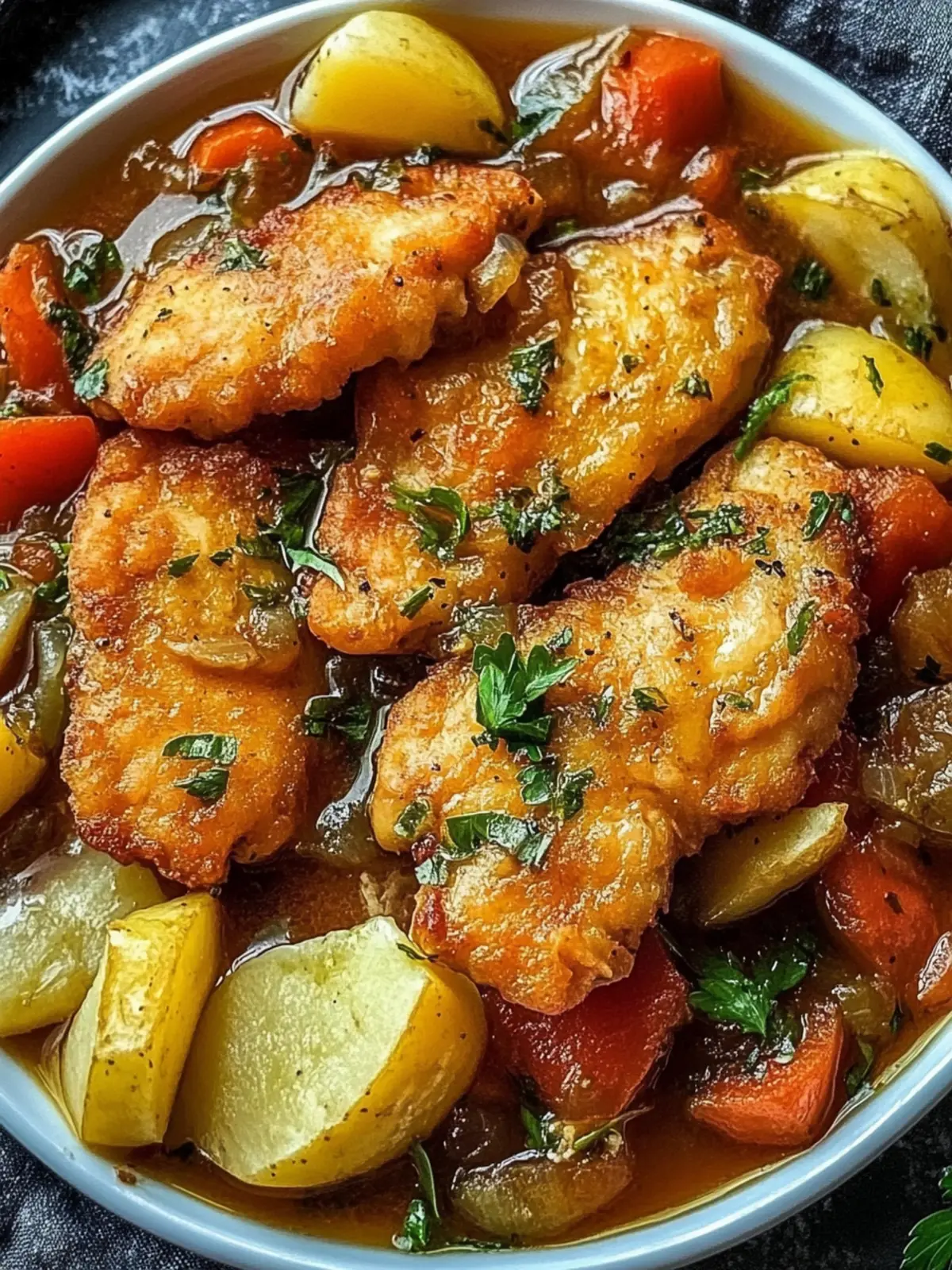 Toskanischer Slow Cooker Hähnchen-Eintopf für Gemütliche Abende 5 Toskanischer Slow Cooker Hähnchen-Eintopf