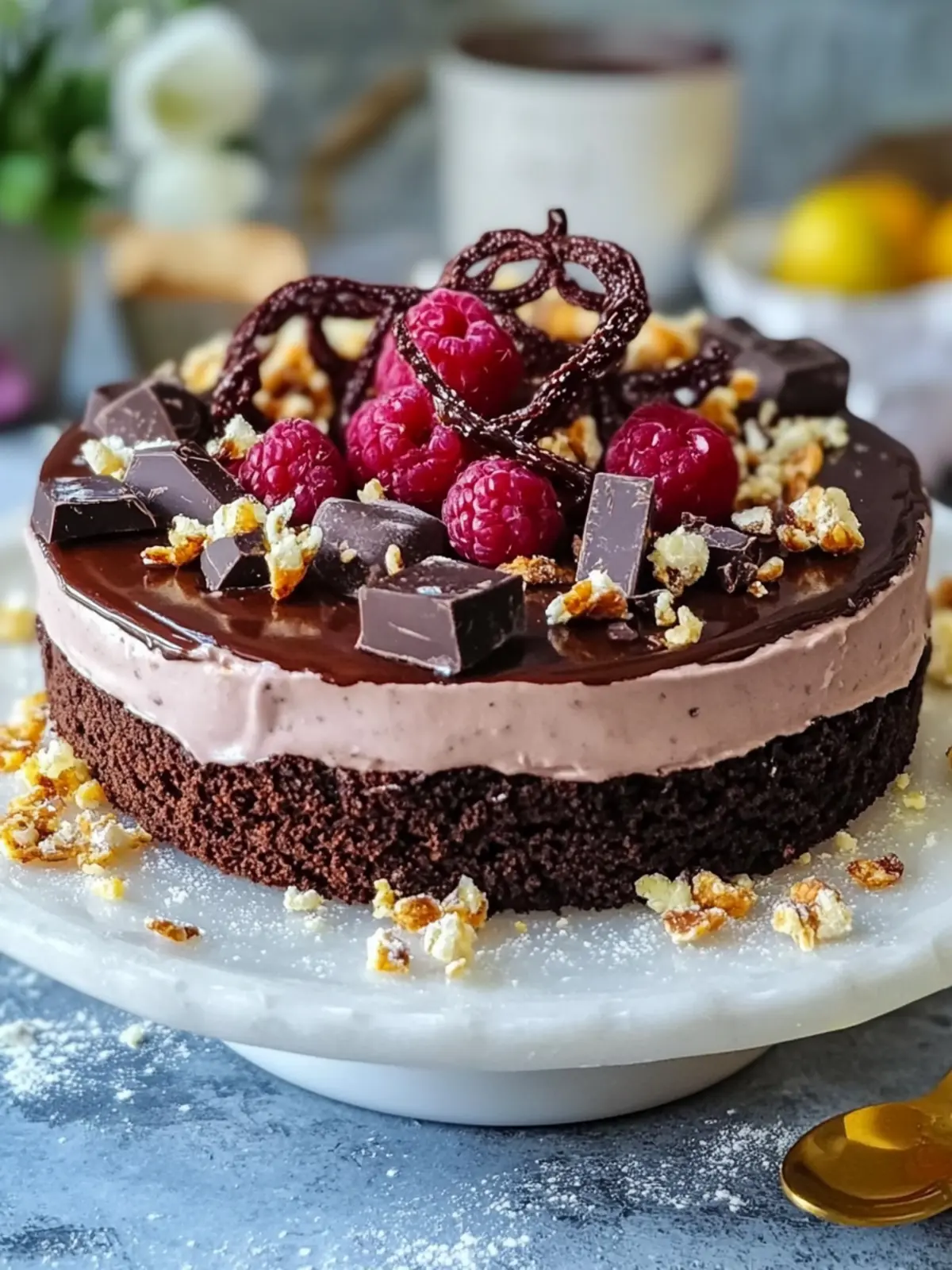 Einfache No-Bake Schokoladenbierkuchen mit knusprigem Salzgebäck 3 Einfache No-Bake Schokoladenbierkuchen