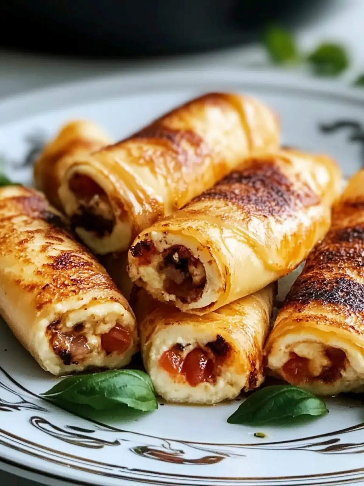 Gegrillte Käse-Rollen - Der köstliche Snack für Groß und Klein 4 Gegrillte Käse-Rollen
