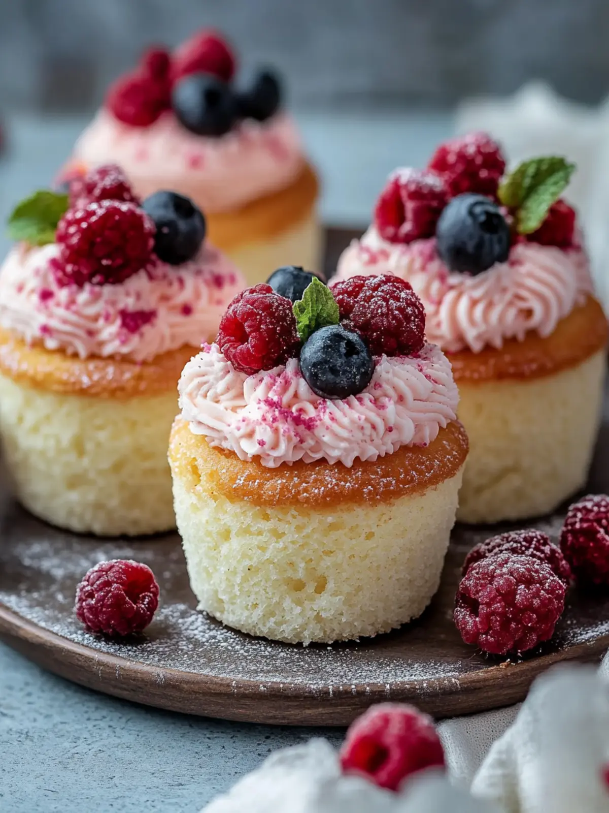 Fluffige japanische Baumwollkäsekuchen-Cupcakes für Genussmomente 2 Fluffige japanische Baumwollkäsekuchen-Cupcakes