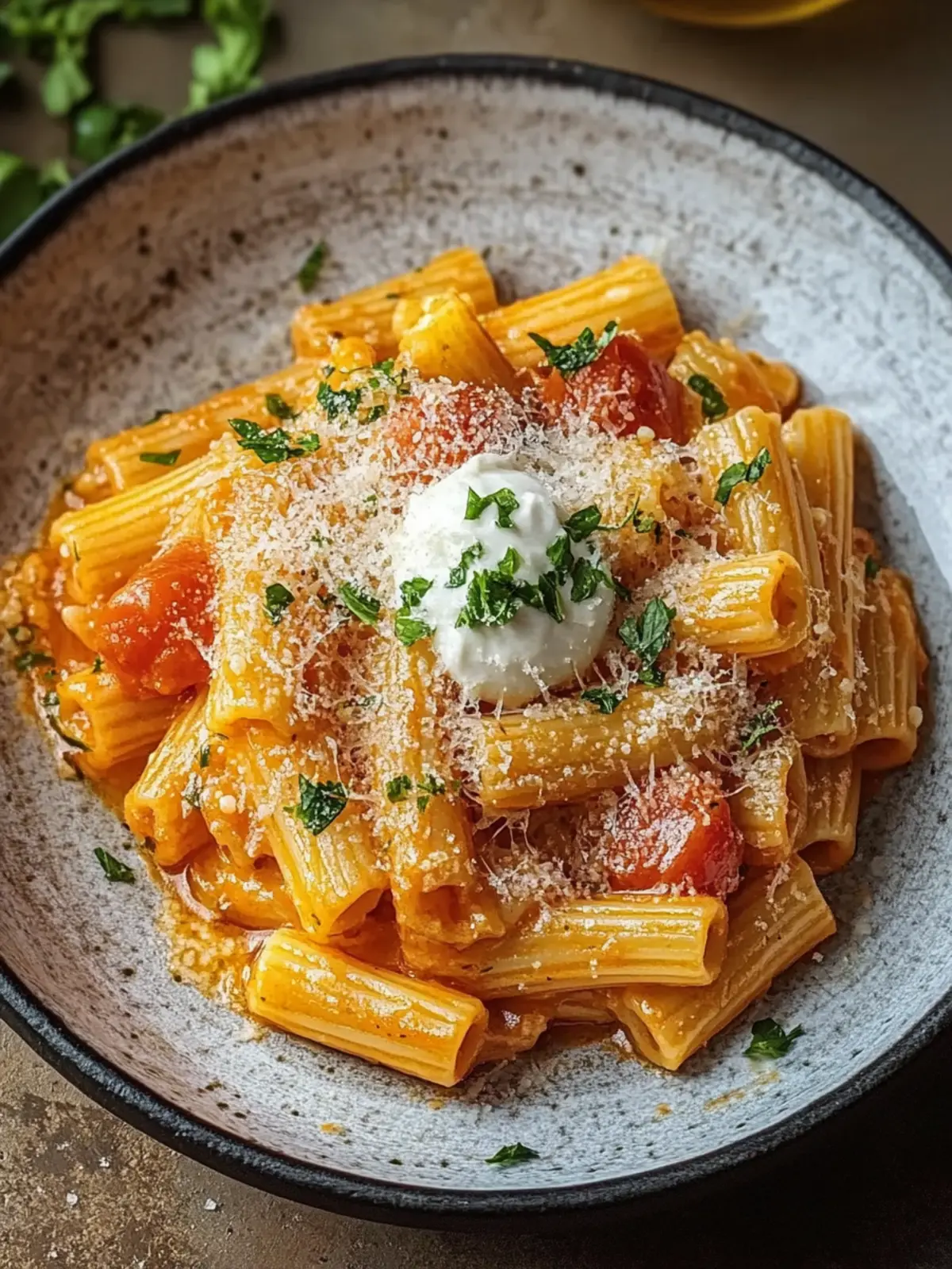 Tomaten-Knoblauch-Pasta