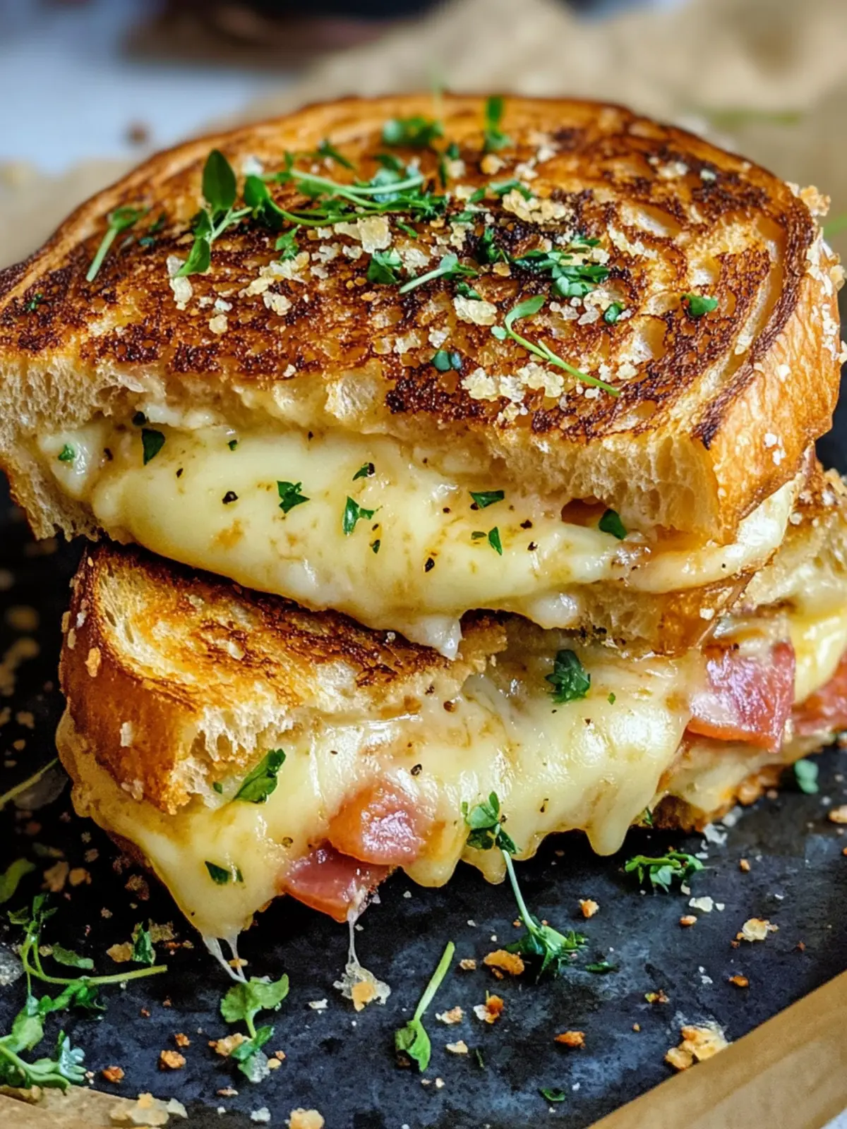 Herzhafter Croque Monsieur: Dein Komfort-Sandwich für Zuhause 3 Herzhafter Croque Monsieur