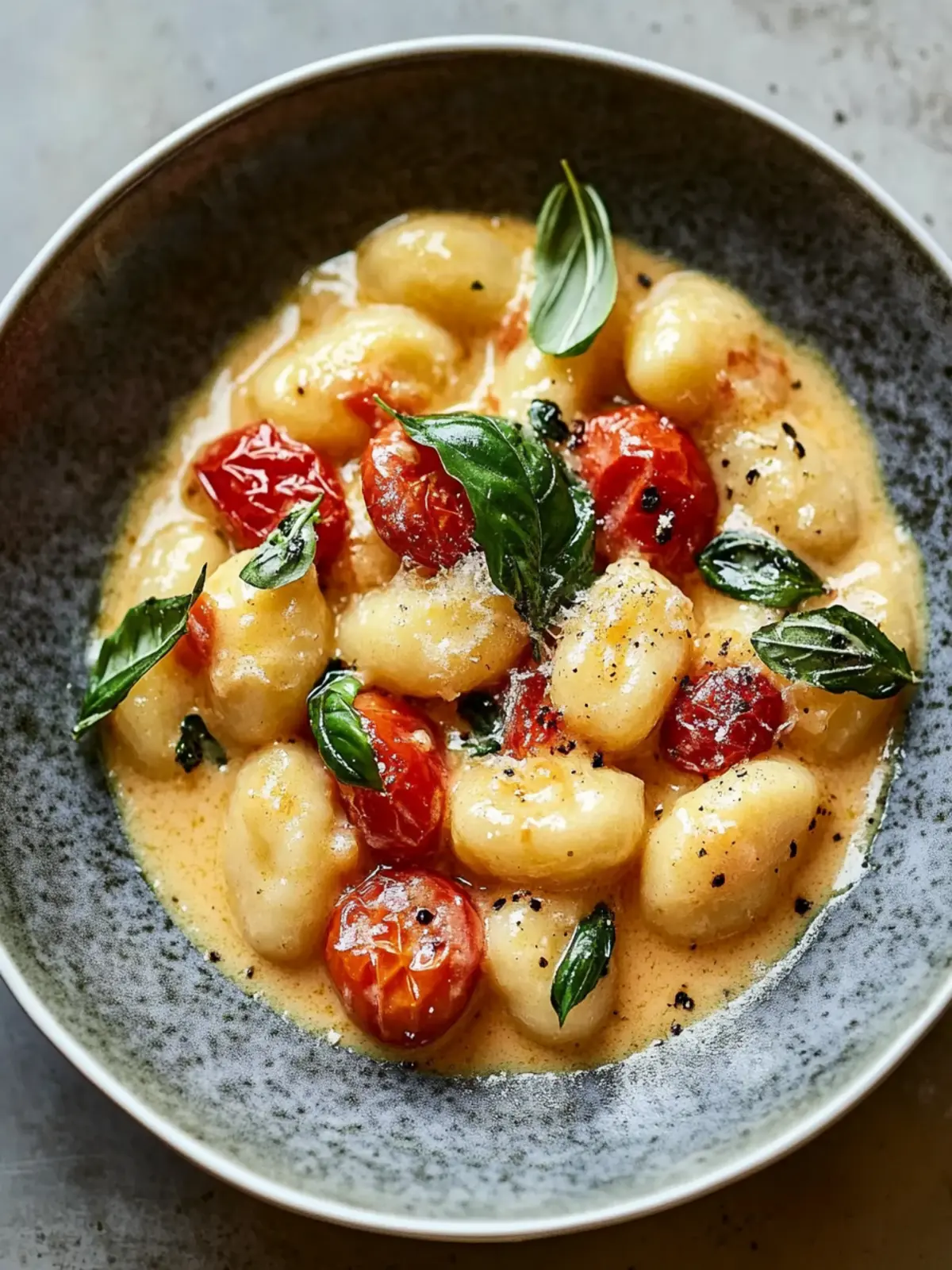 Gnocchi in cremiger Sauce mit getrockneten Tomaten für Genussmomente 3 Gnocchi in cremiger Sauce mit getrockneten Tomaten
