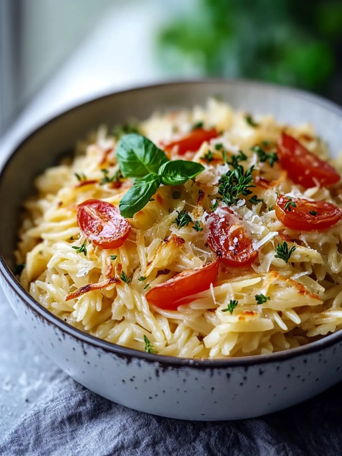 Französisches Zwiebelhähnchen-Orzo-Auflauf: Herzhaft und Köstlich 3 Französisches Zwiebelhähnchen-Orzo-Auflauf