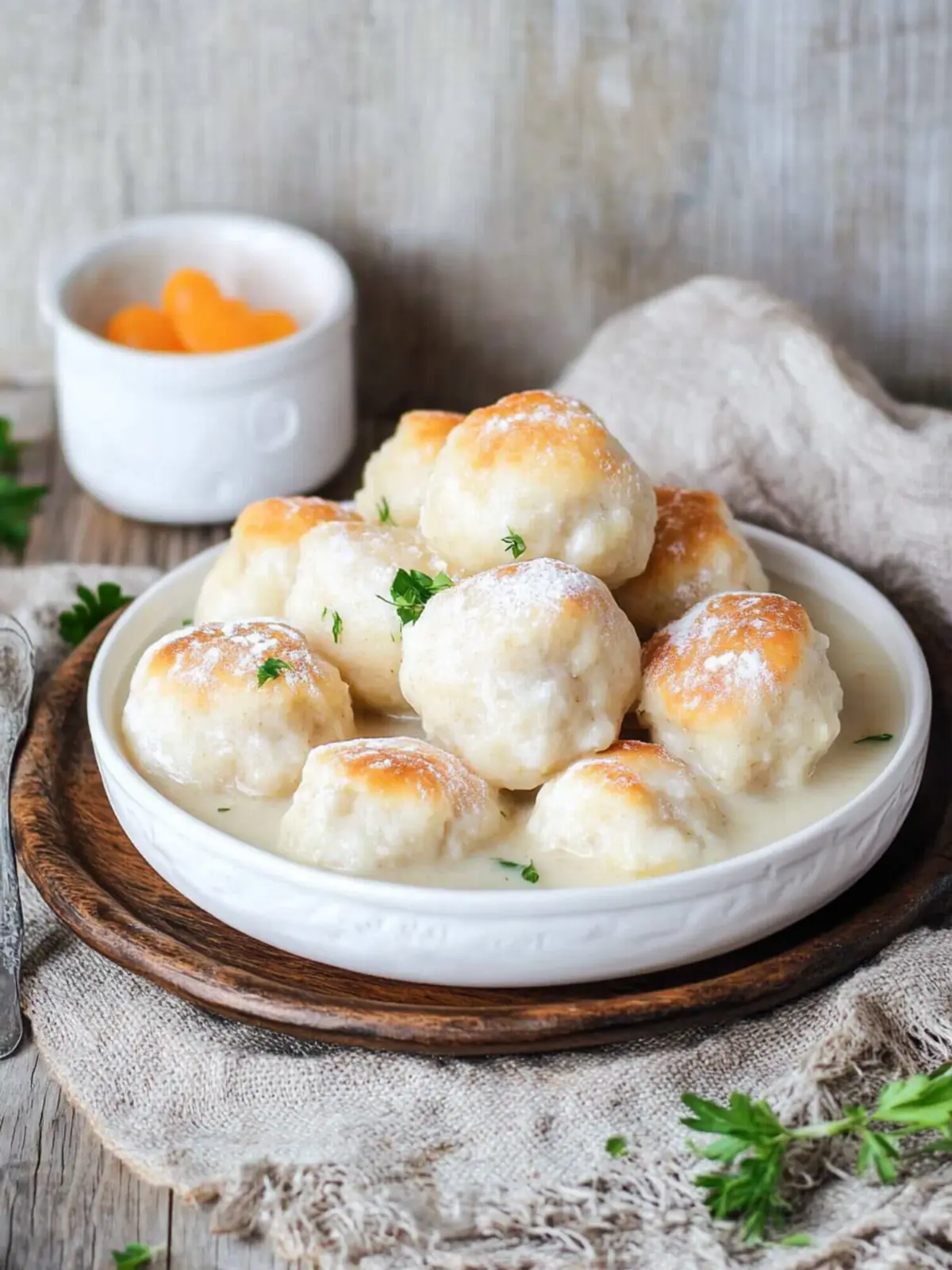 Cremige Hähnchen und Knödel – Dein Wohlfühldinner für Zuhause 3 Cremige Hähnchen und Knödel