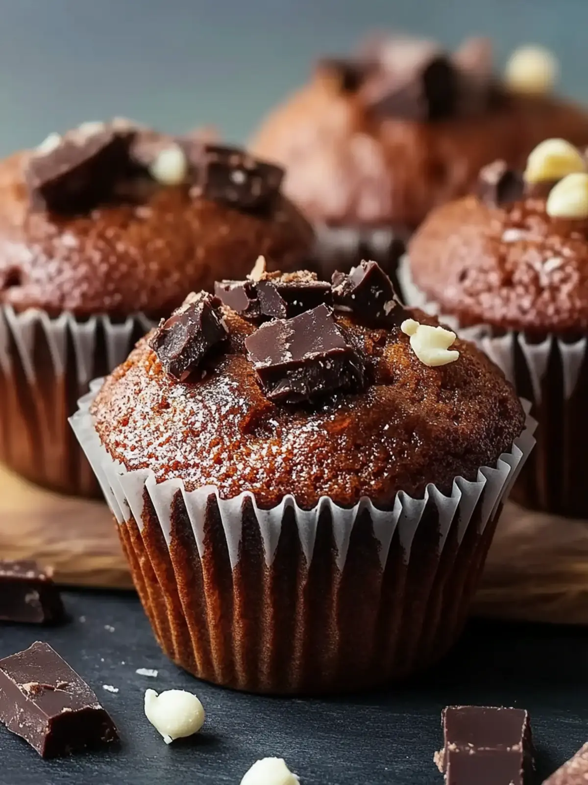 Schoko-Nougat-Muffins: Unwiderstehlich und Einfach Selbstgemacht 3 Schoko-Nougat-Muffins