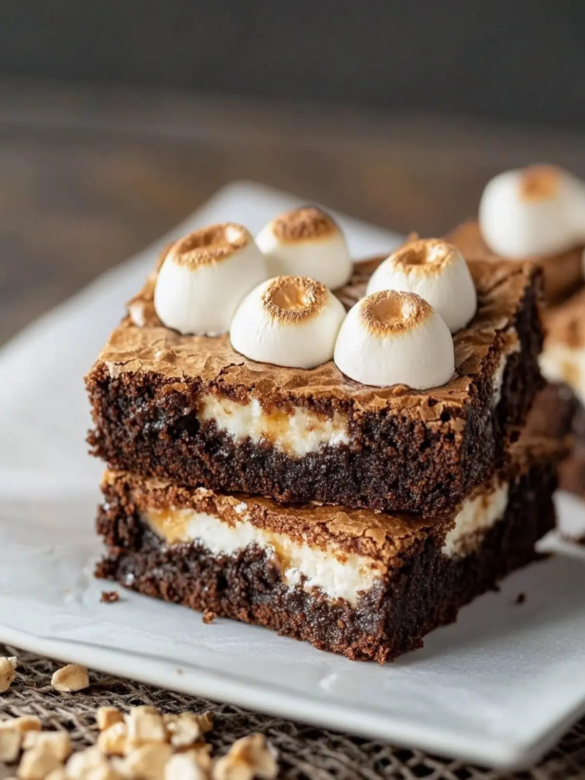S'mores Brownie Riegel: Ein süßer Genuss für jede Gelegenheit 3 S'mores Brownie Riegel