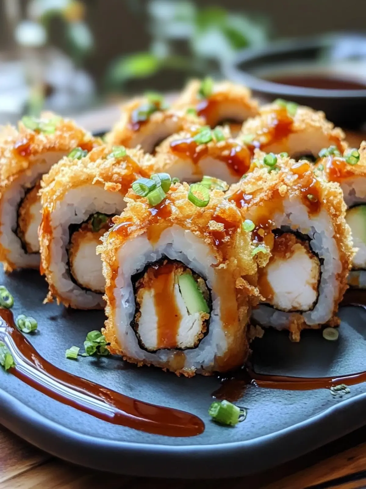 Crispy Chicken Tempura Rolle mit feuriger Mayo erleben 3 Crispy Chicken Tempura Rolle